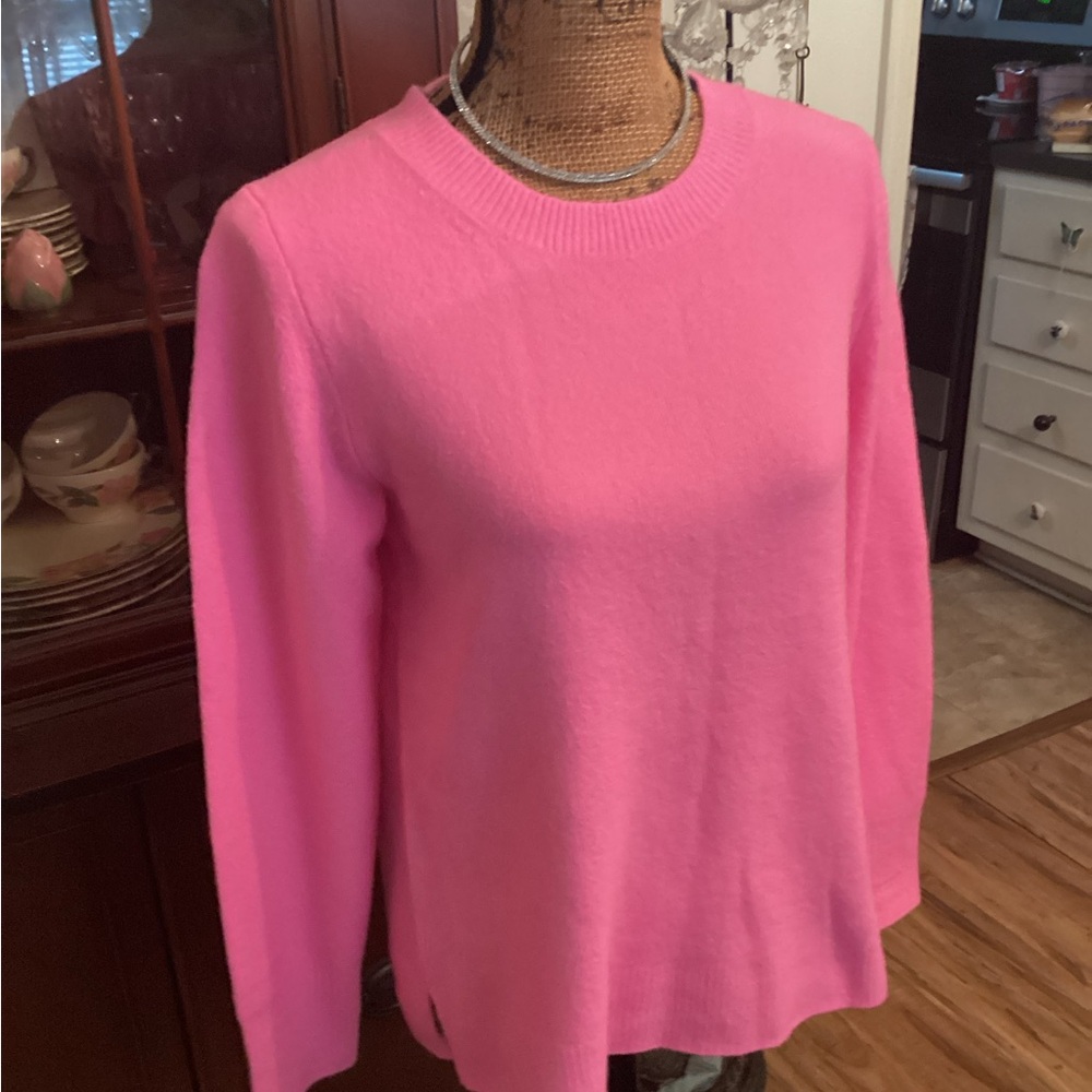 J. Crew Pink Crewneck Sweater